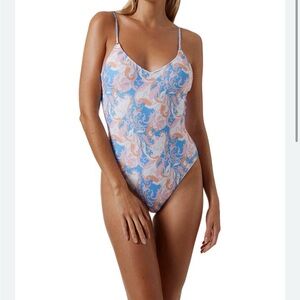 Melissa Odabash Pastel Swirl One Piece NWT size 40 or 2-4